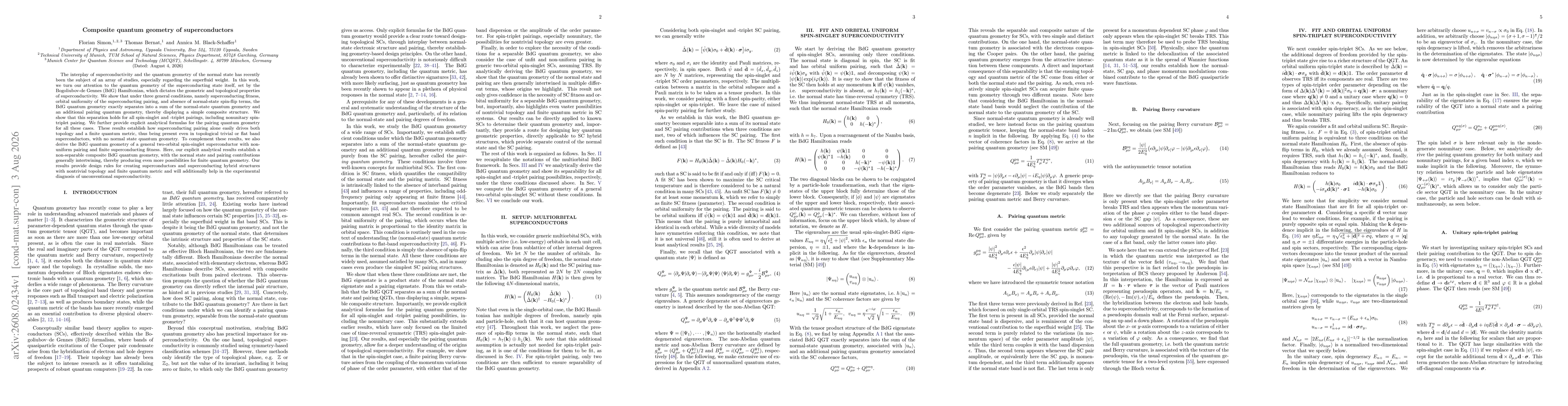 Thumbnail for Composite quantum geometry of superconductors