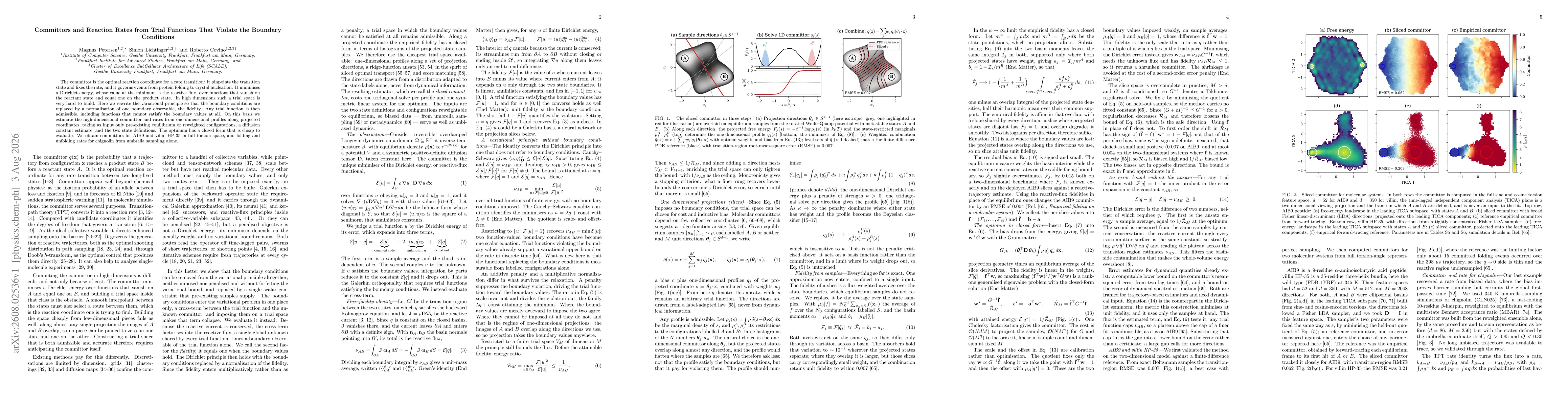Thumbnail for Committors and Reaction Rates from Trial Functions That Violate the Boundary Conditions