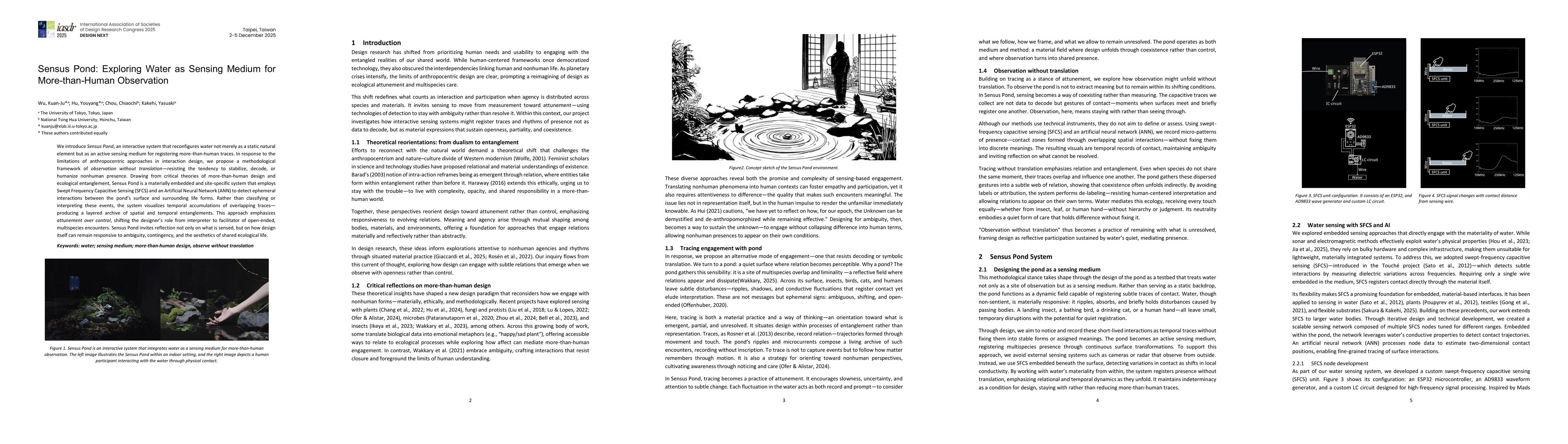 Thumbnail for Sensus Pond: Exploring Water as Sensing Medium for More-than-Human Observation