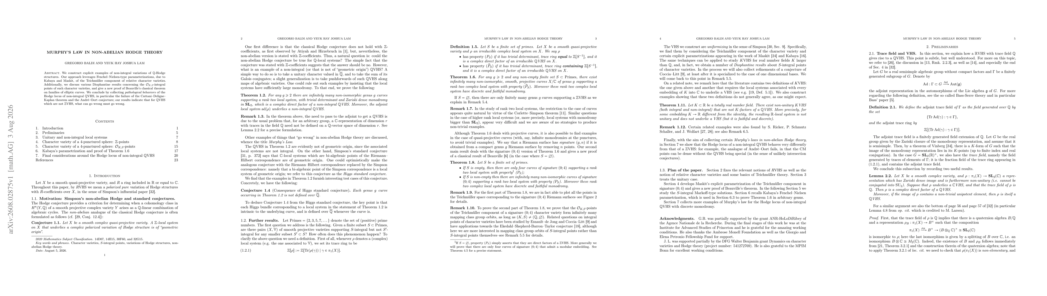 Thumbnail for Murphy's law in non-abelian Hodge theory
