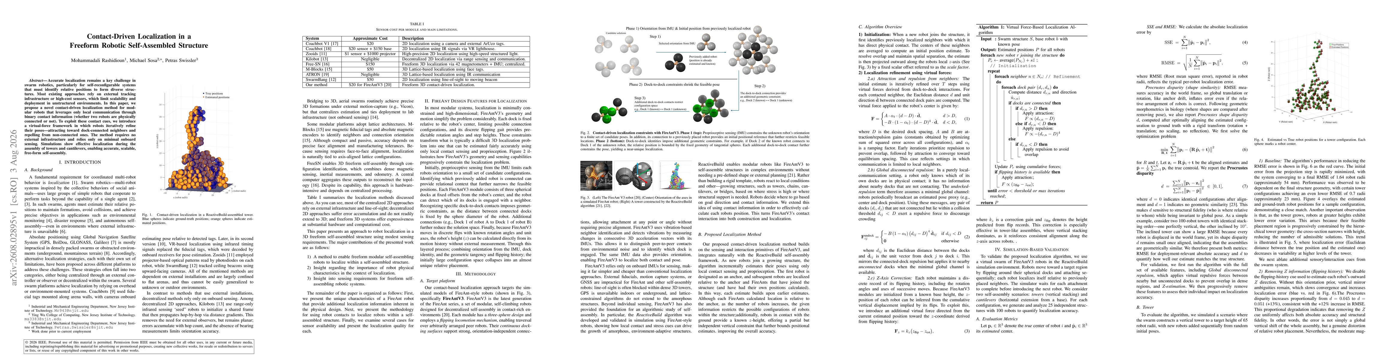 Thumbnail for Contact-Driven Localization in a Freeform Robotic Self-Assembled Structure