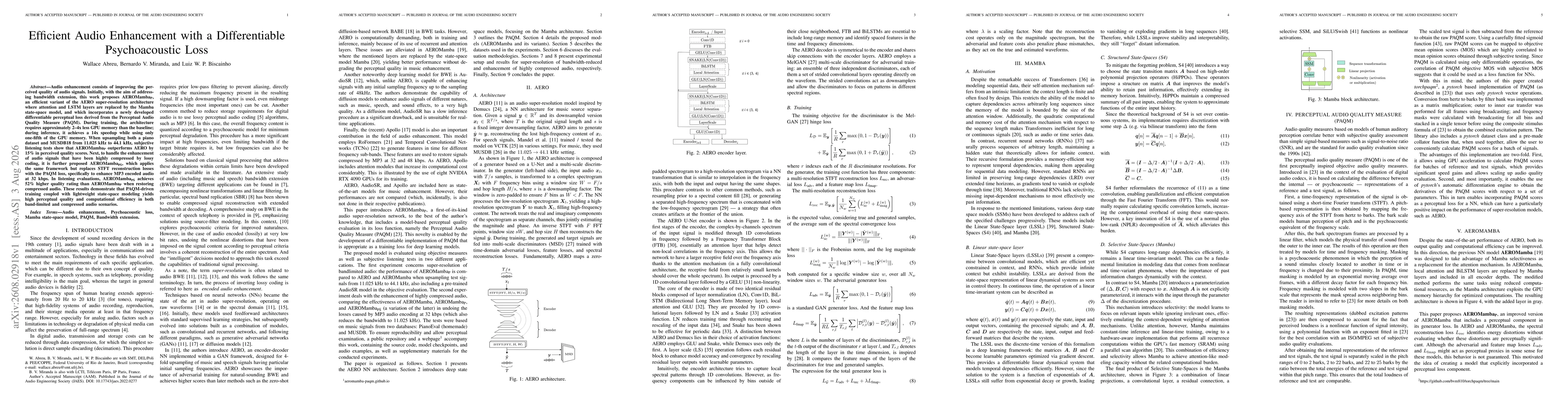 Thumbnail for Efficient Audio Enhancement with a Differentiable Psychoacoustic Loss