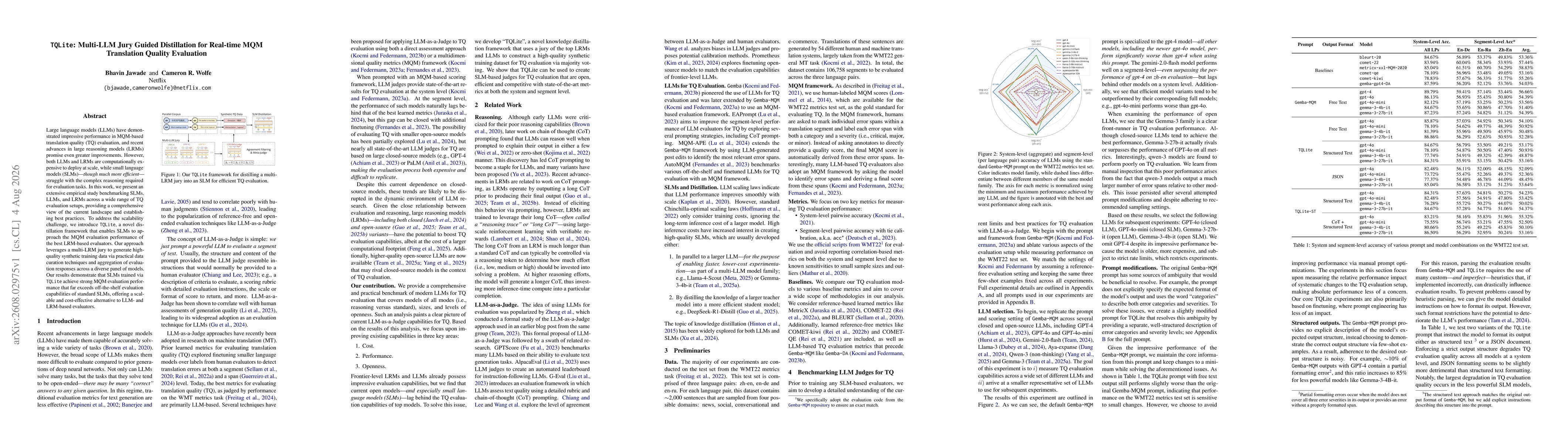Thumbnail for TQLite: Multi-LLM Jury Guided Distillation for Real-time MQM Translation Quality Evaluation