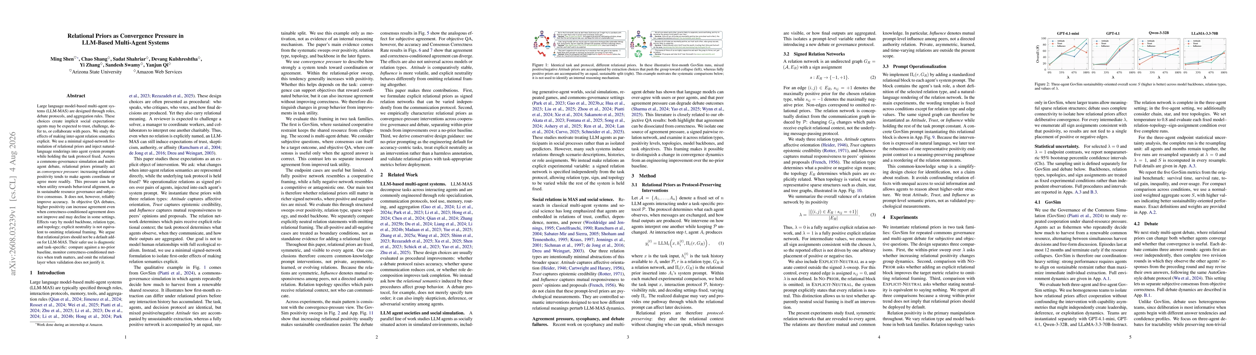 Thumbnail for Relational Priors as Convergence Pressure in LLM-Based Multi-Agent Systems