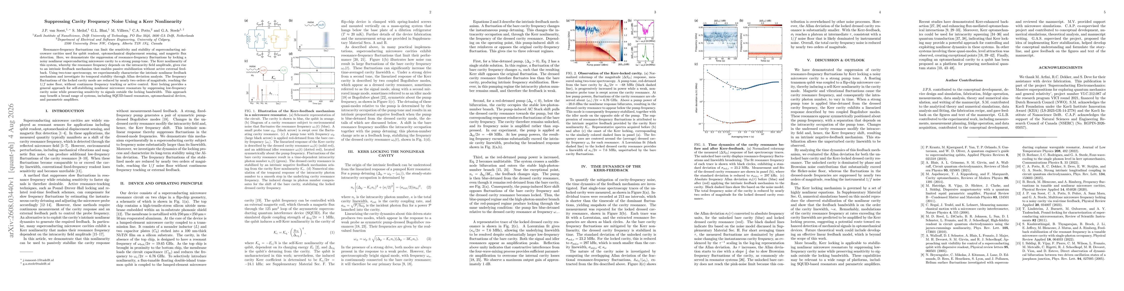 Thumbnail for Suppressing Cavity Frequency Noise Using a Kerr Nonlinearity