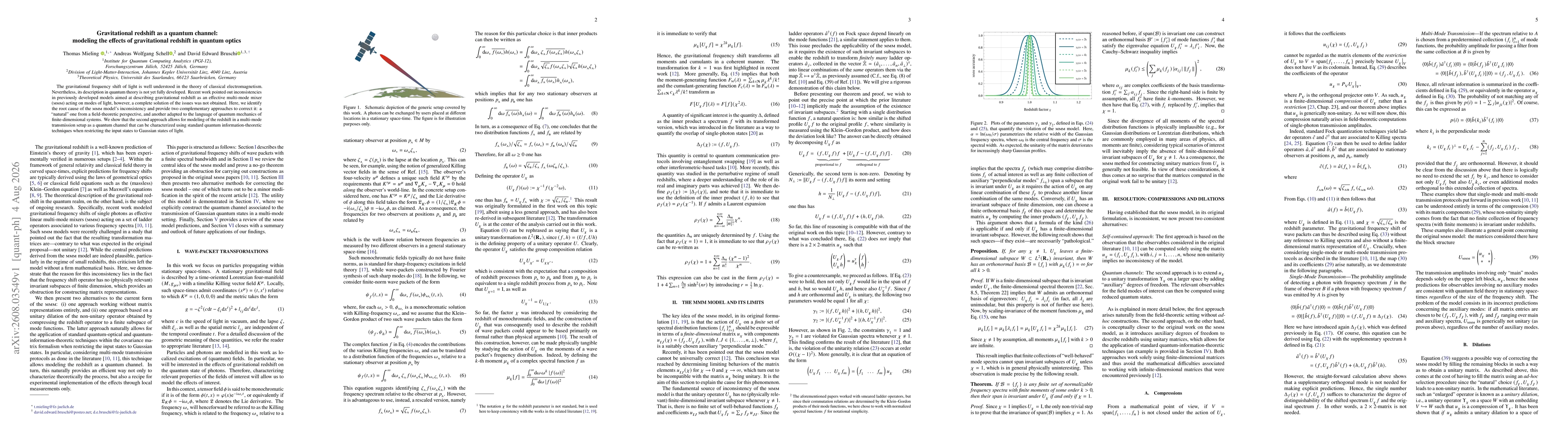 Thumbnail for Gravitational redshift as a quantum channel: modeling the effects of gravitational redshift in quantum optics