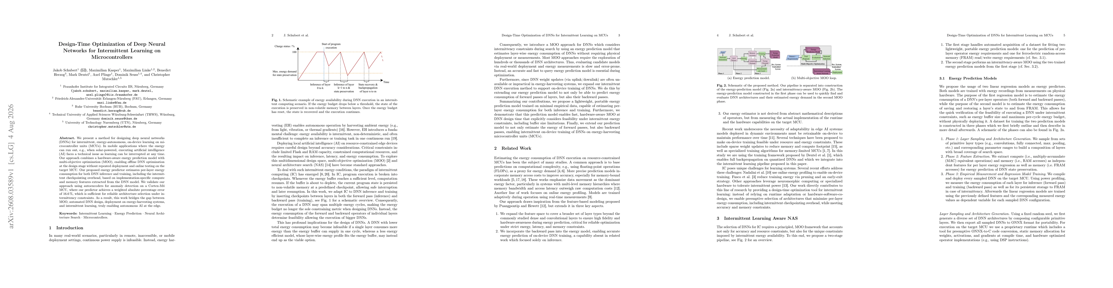 Thumbnail for Design-Time Optimization of Deep Neural Networks for Intermittent Learning on Microcontrollers
