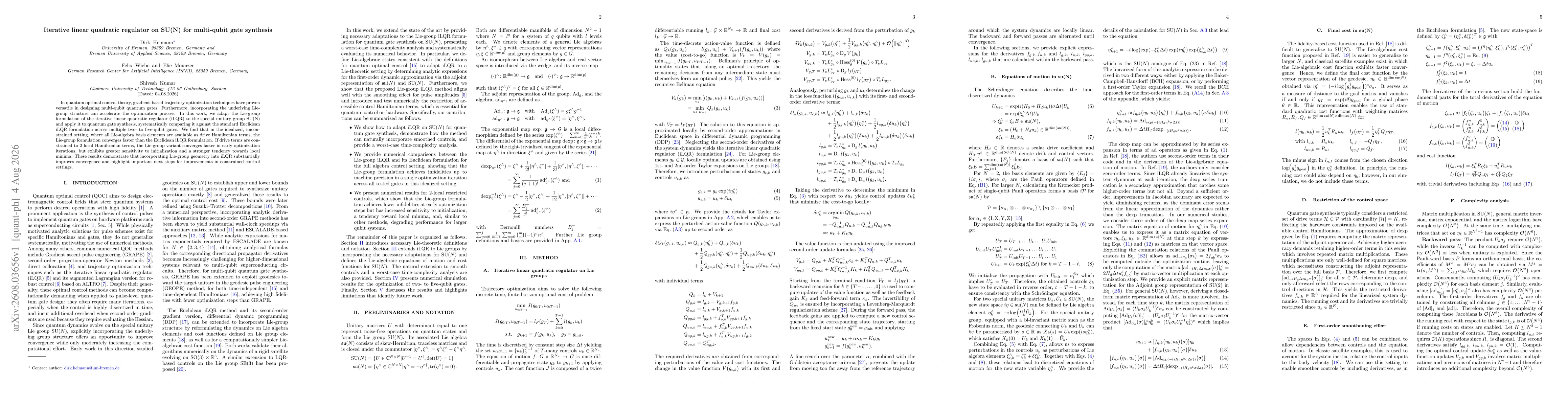 Thumbnail for Iterative linear quadratic regulator on SU(N) for multi-qubit gate synthesis