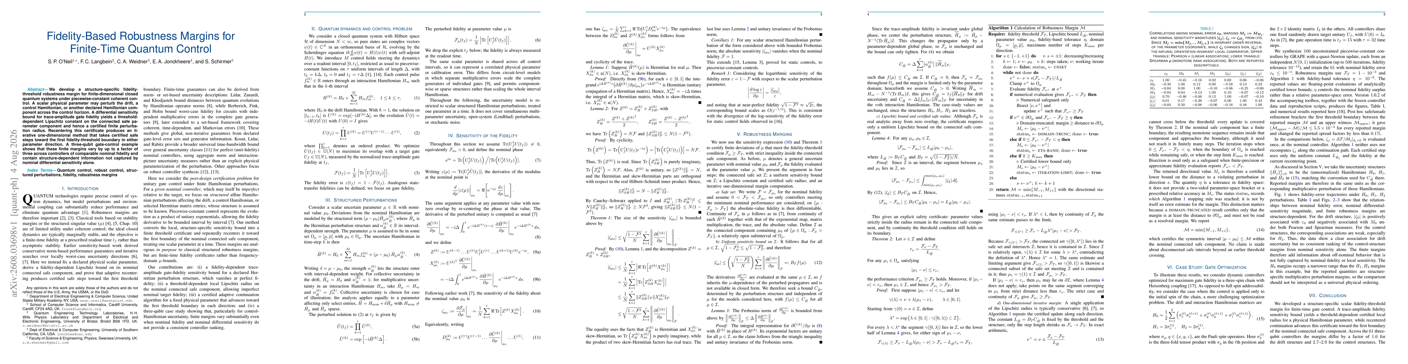 Thumbnail for Fidelity-Based Robustness Margins for Finite-Time Quantum Control