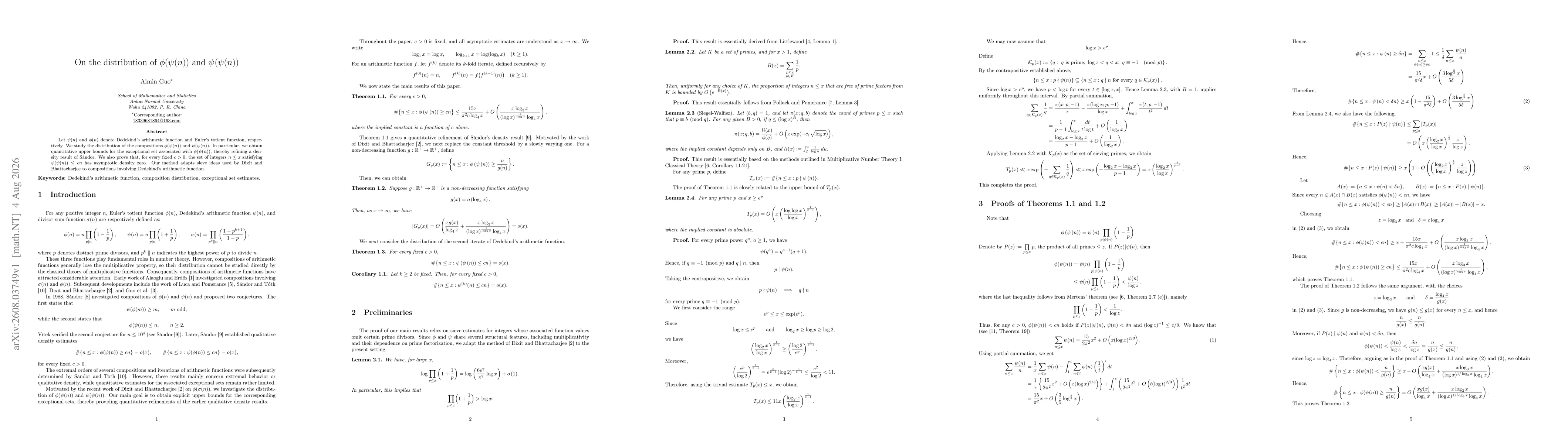 Thumbnail for On the distribution of $φ(ψ(n))$ and $ψ(ψ(n))$