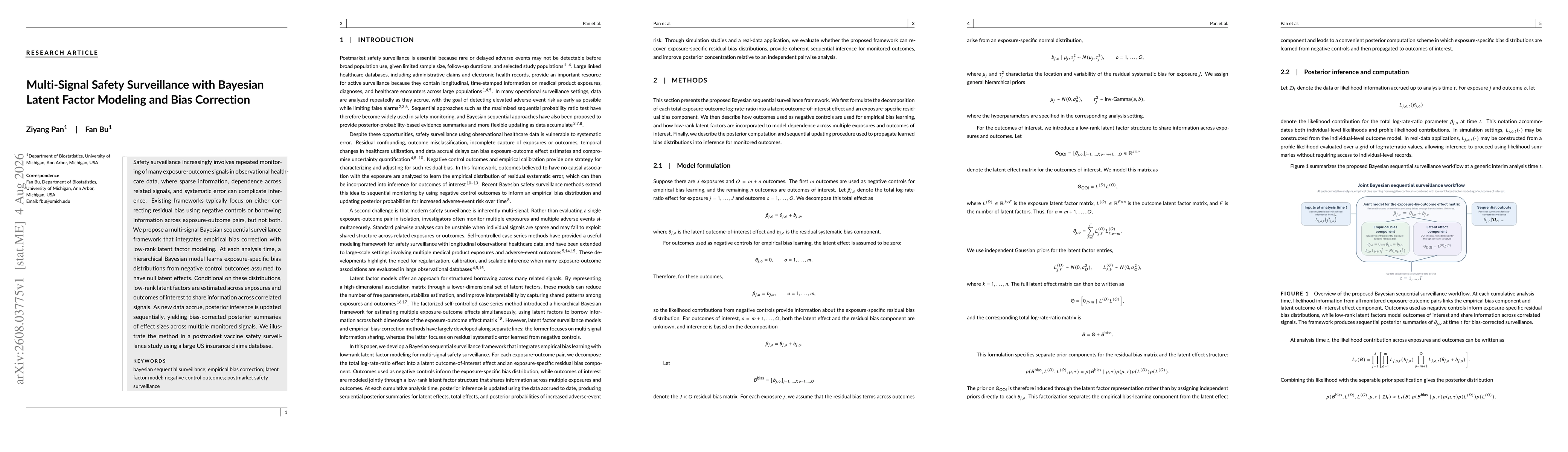 Thumbnail for Multi-Signal Safety Surveillance with Bayesian Latent Factor Modeling and Bias Correction