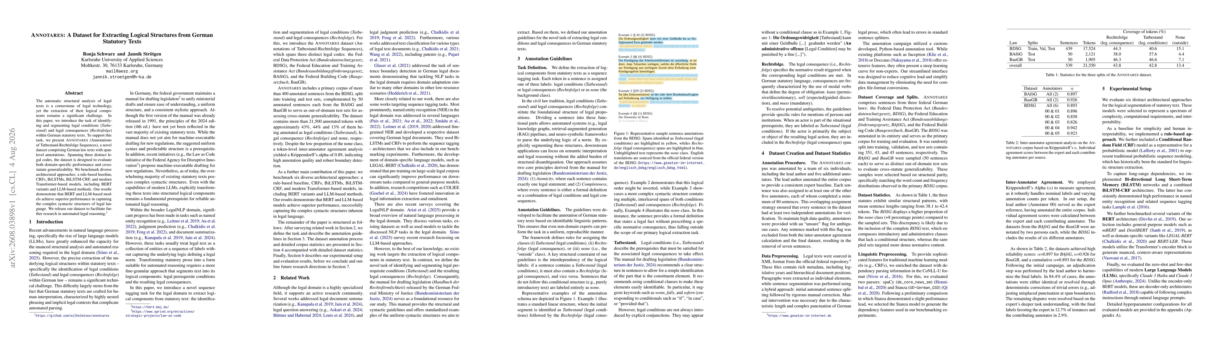 Thumbnail for ANNOTARES: A Dataset for Extracting Logical Structures from German Statutory Texts