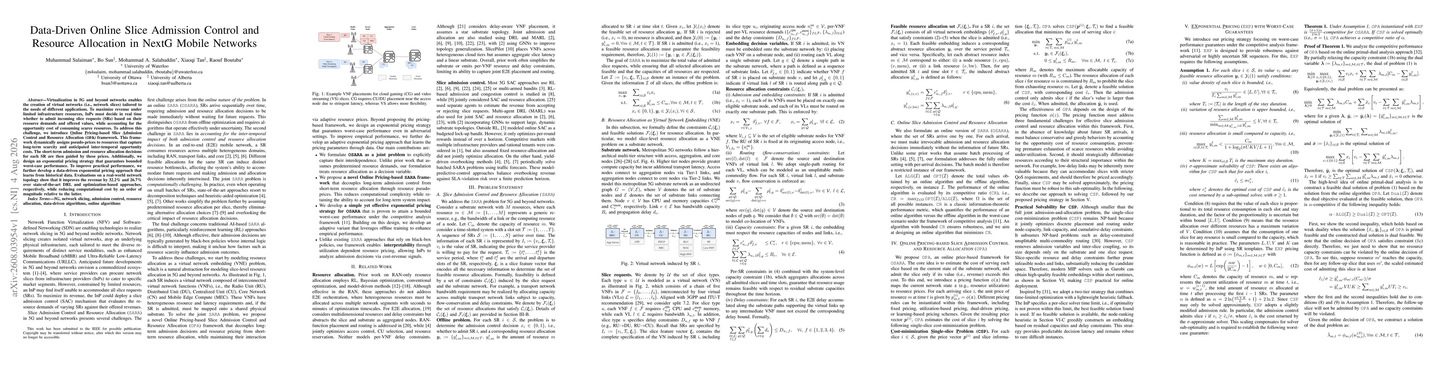 Thumbnail for Data-Driven Online Slice Admission Control and Resource Allocation in NextG Mobile Networks