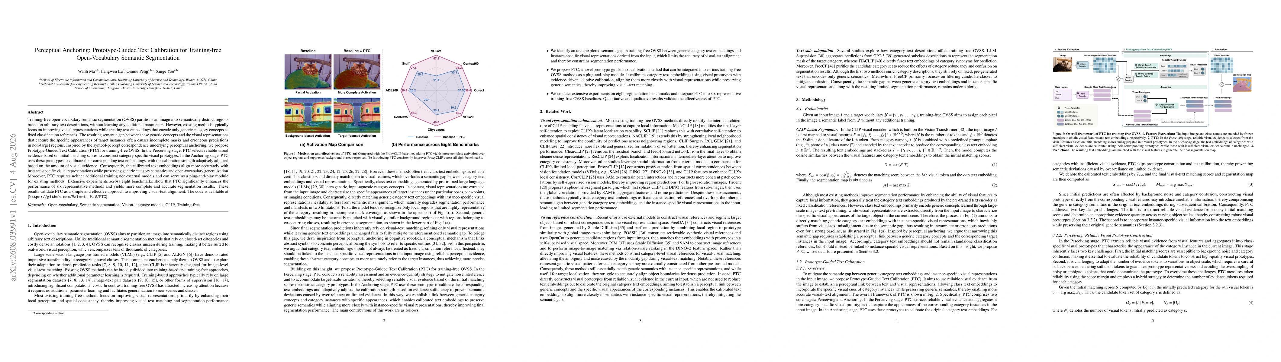 Thumbnail for Perceptual Anchoring: Prototype-Guided Text Calibration for Training-free Open-Vocabulary Semantic Segmentation