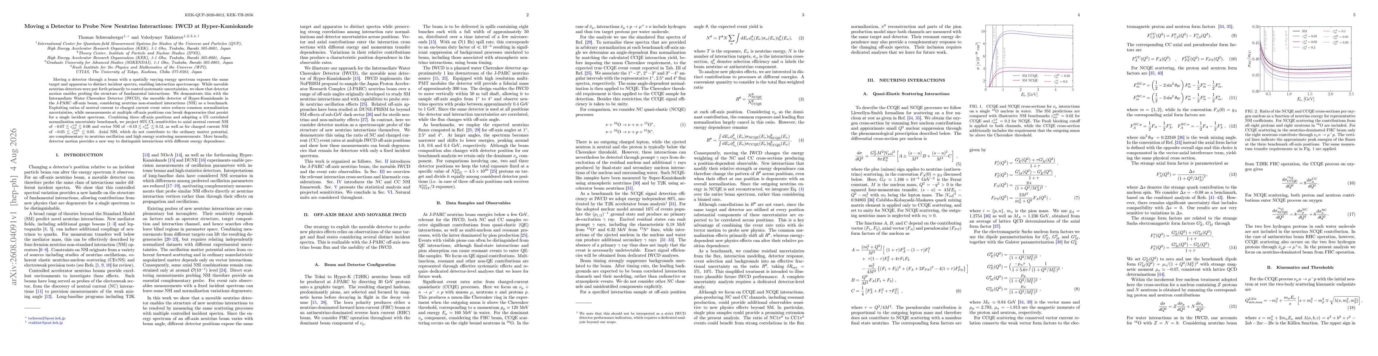 Thumbnail for Moving a Detector to Probe New Neutrino Interactions: IWCD at Hyper-Kamiokande
