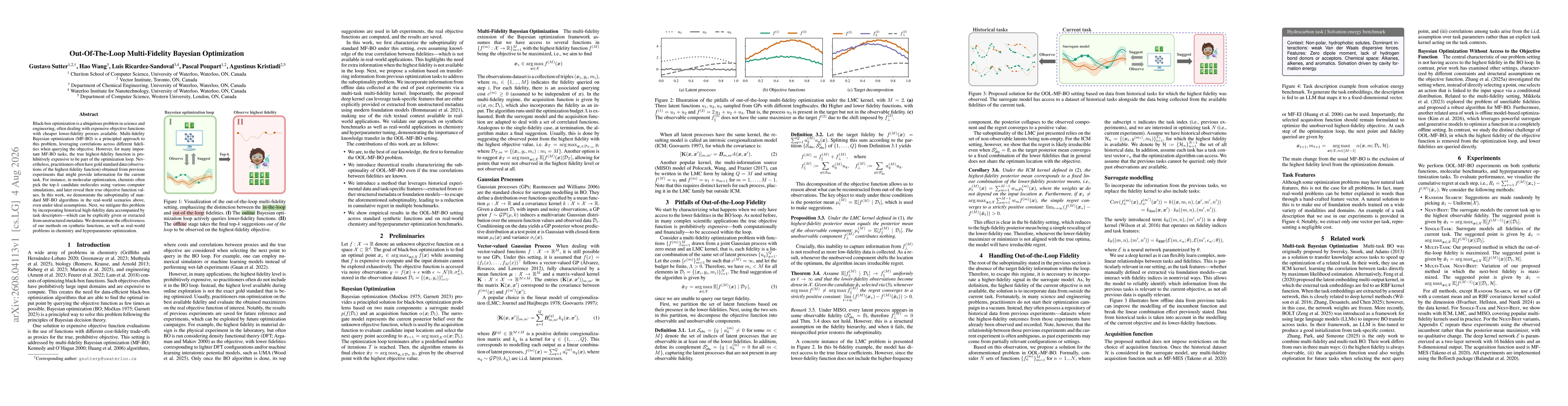 Thumbnail for Out-Of-The-Loop Multi-Fidelity Bayesian Optimization