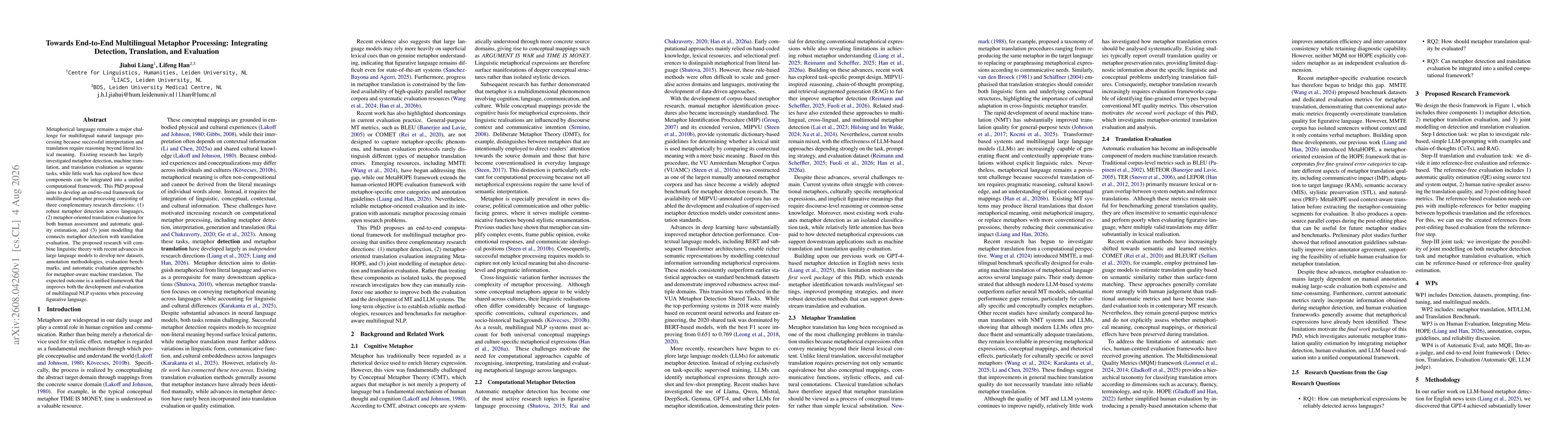 Thumbnail for Towards End-to-End Multilingual Metaphor Processing: Integrating Detection, Translation, and Evaluation