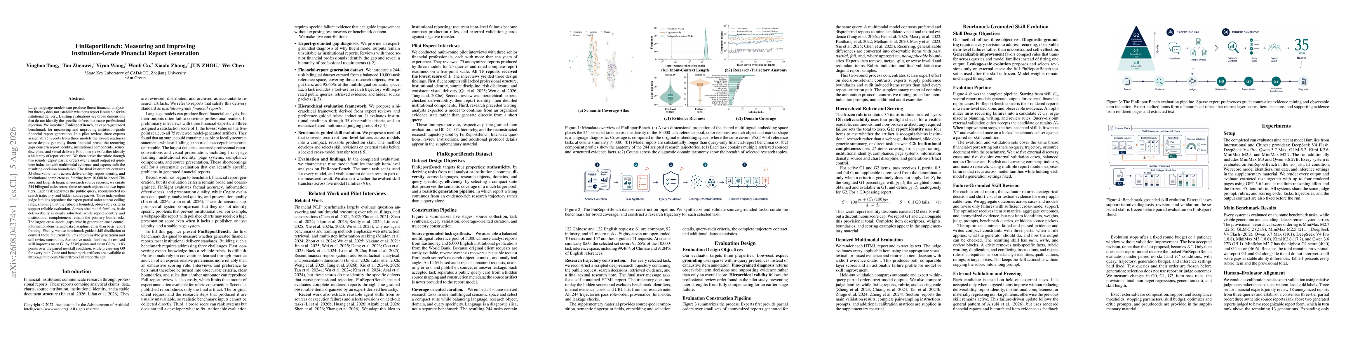 Thumbnail for FinReportBench: Measuring and Improving Institution-Grade Financial Report Generation