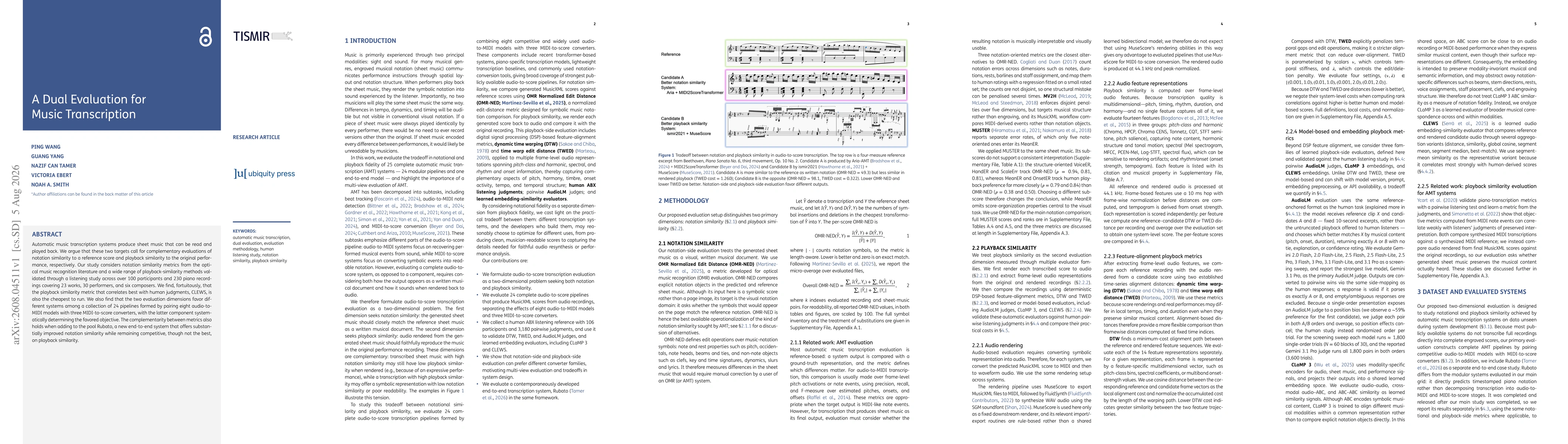 Thumbnail for A Dual Evaluation for Music Transcription