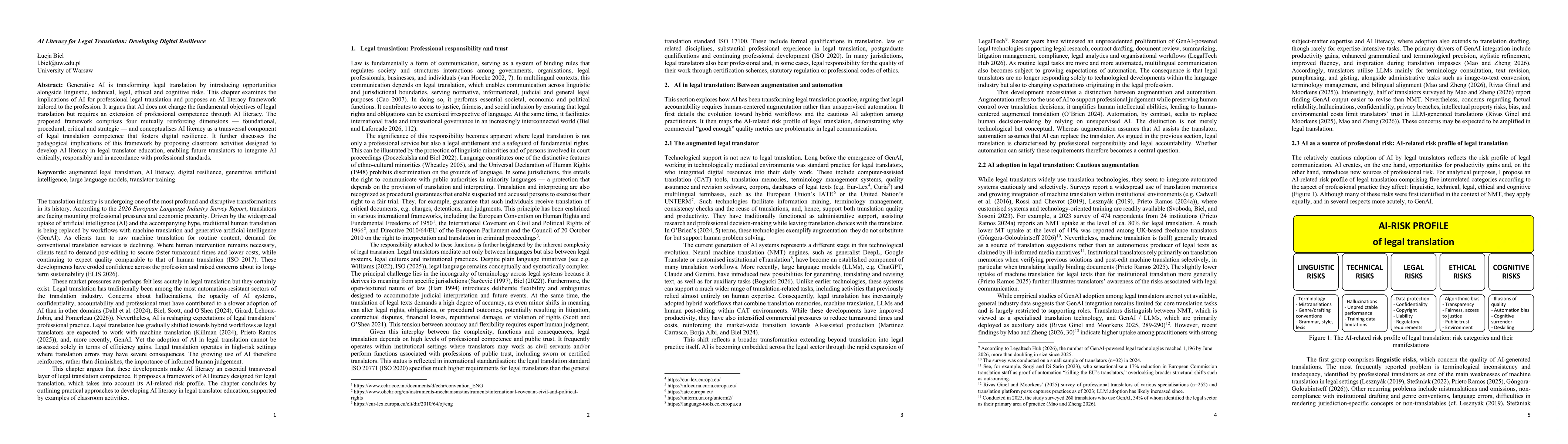 Thumbnail for AI Literacy for Legal Translation: Developing Digital Resilience