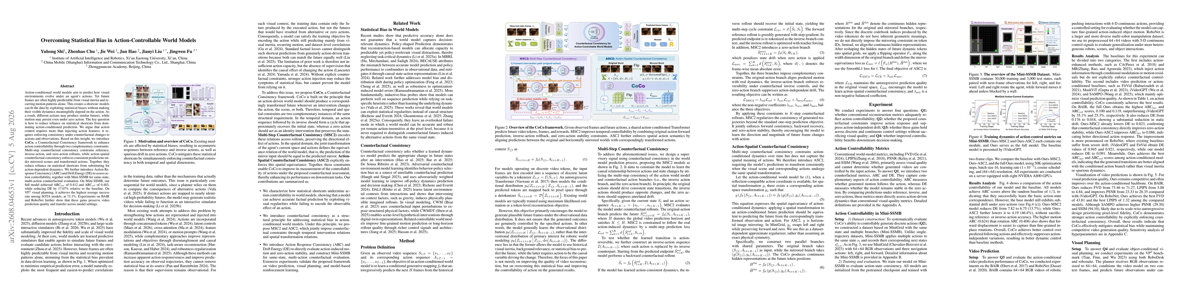 Thumbnail for Overcoming Statistical Bias in Action-Controllable World Models