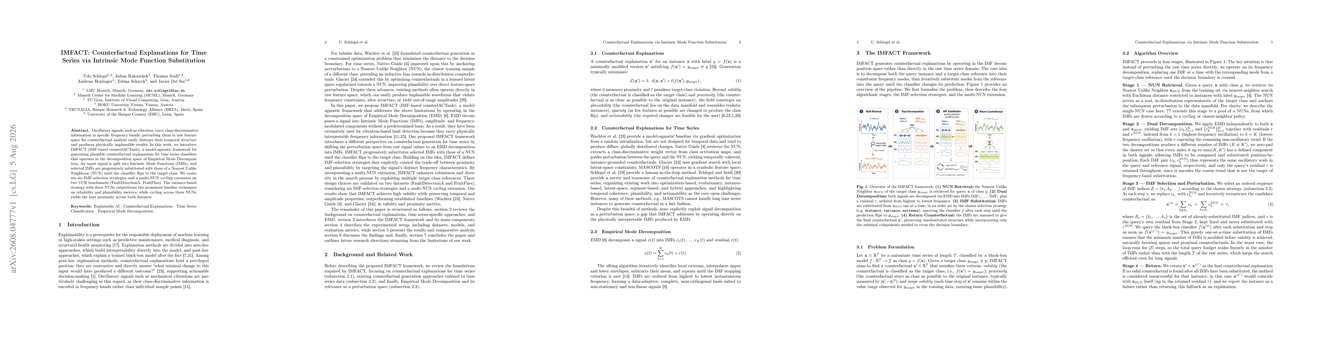 Thumbnail for IMFACT: Counterfactual Explanations for Time Series via Intrinsic Mode Function Substitution