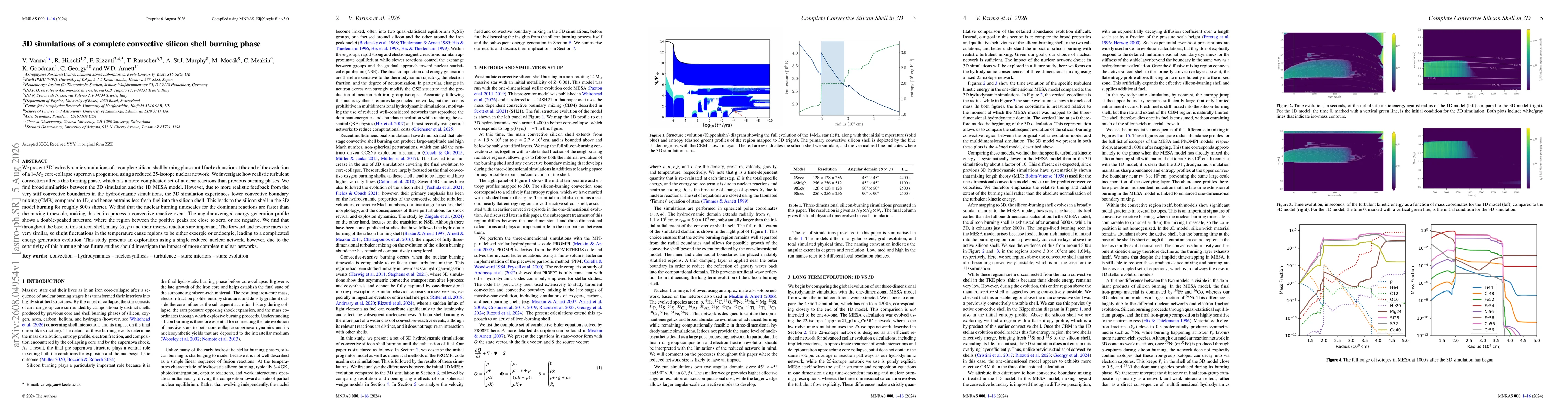Thumbnail for 3D simulations of a complete convective silicon shell burning phase