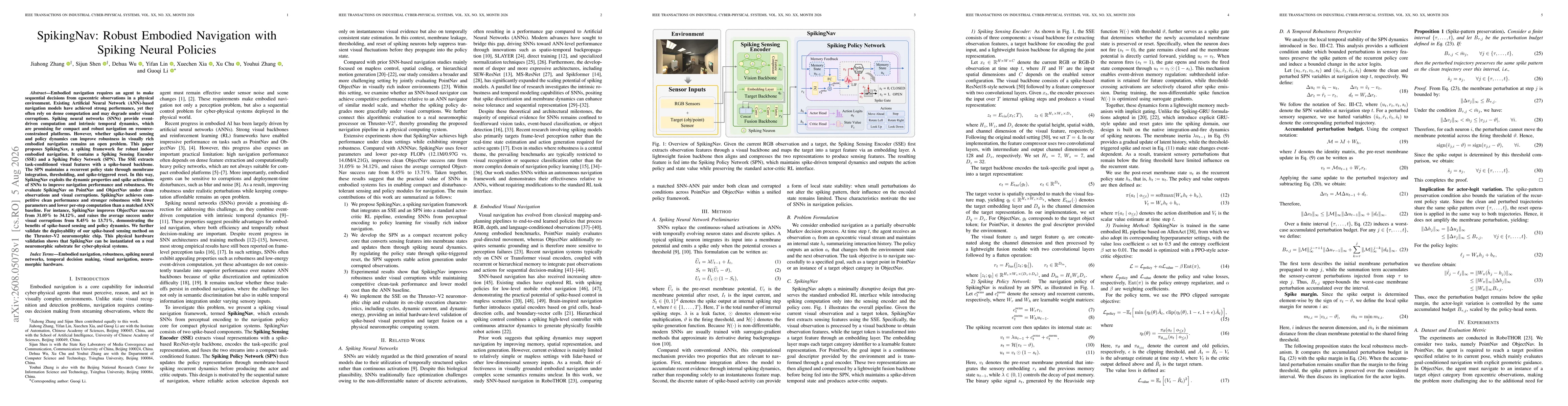 Thumbnail for SpikingNav: Robust Embodied Navigation with Spiking Neural Policies