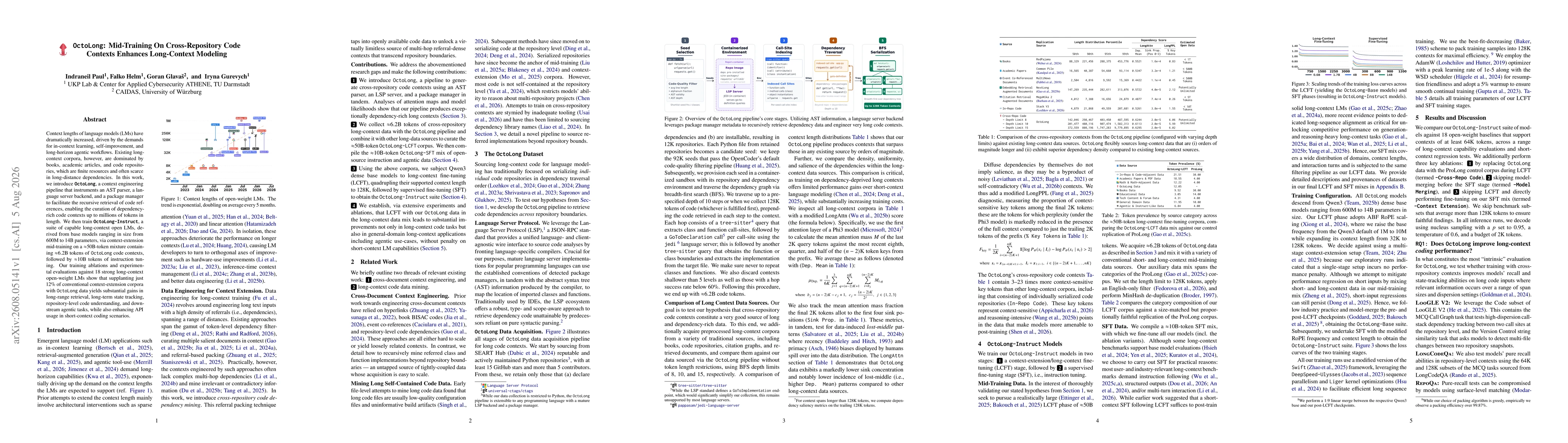 Thumbnail for OctoLong: Mid-Training On Cross-Repository Code Contexts Enhances Long-Context Modeling