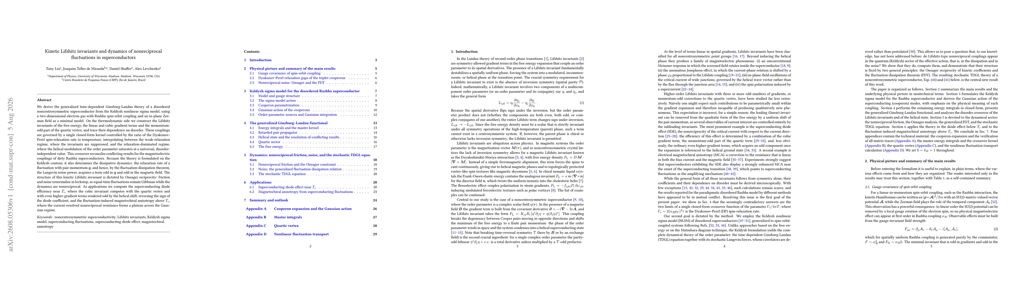 Thumbnail for Kinetic Lifshitz invariants and dynamics of nonreciprocal fluctuations in superconductors
