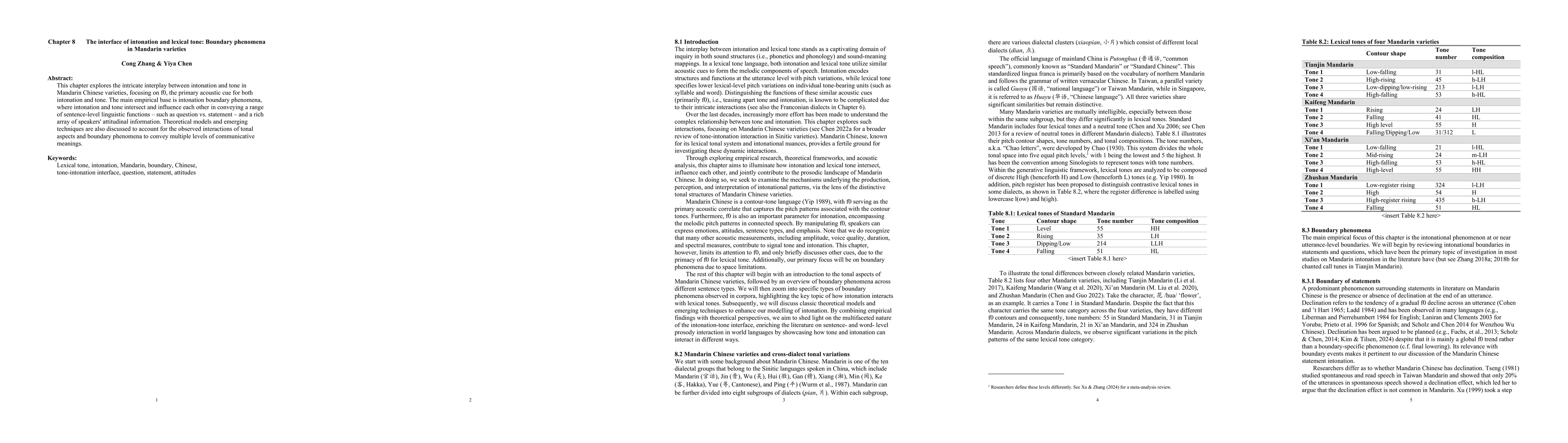 Thumbnail for The interface of intonation and lexical tone: Boundary phenomena in Mandarin varieties