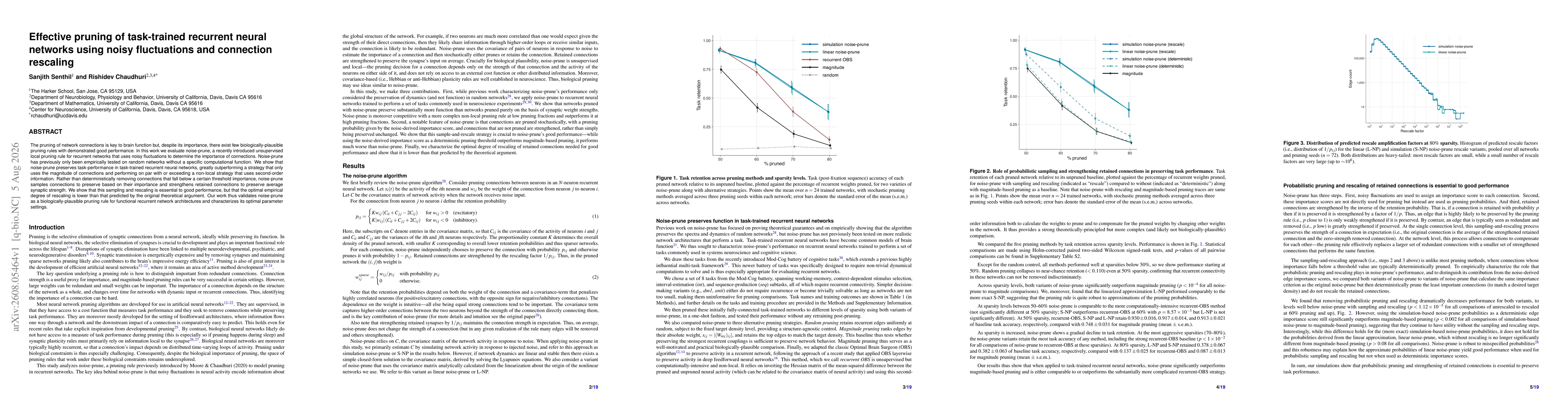 Thumbnail for Effective pruning of task-trained recurrent neural networks using noisy fluctuations and connection rescaling