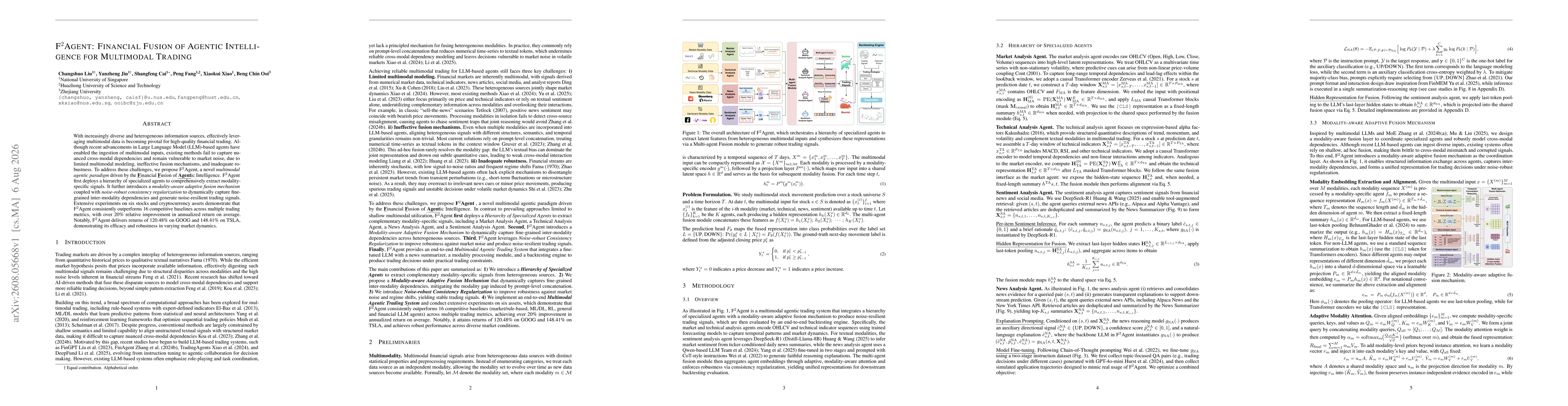 Thumbnail for F$^2$Agent: Financial Fusion of Agentic Intelligence for Multimodal Trading