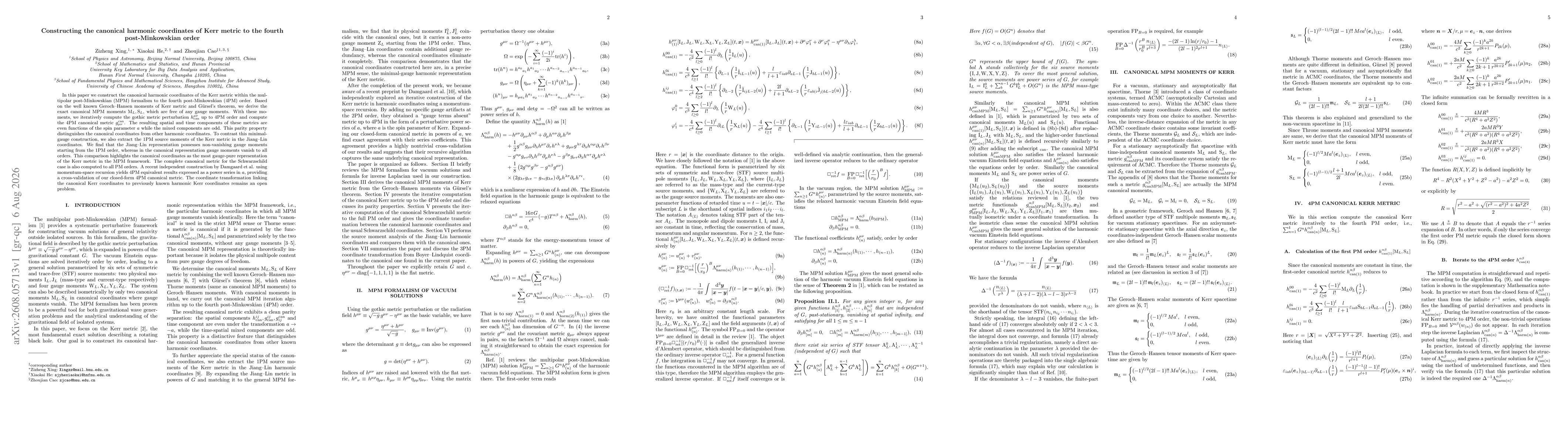 Thumbnail for Constructing the canonical harmonic coordinates of Kerr metric to the fourth post-Minkowskian order