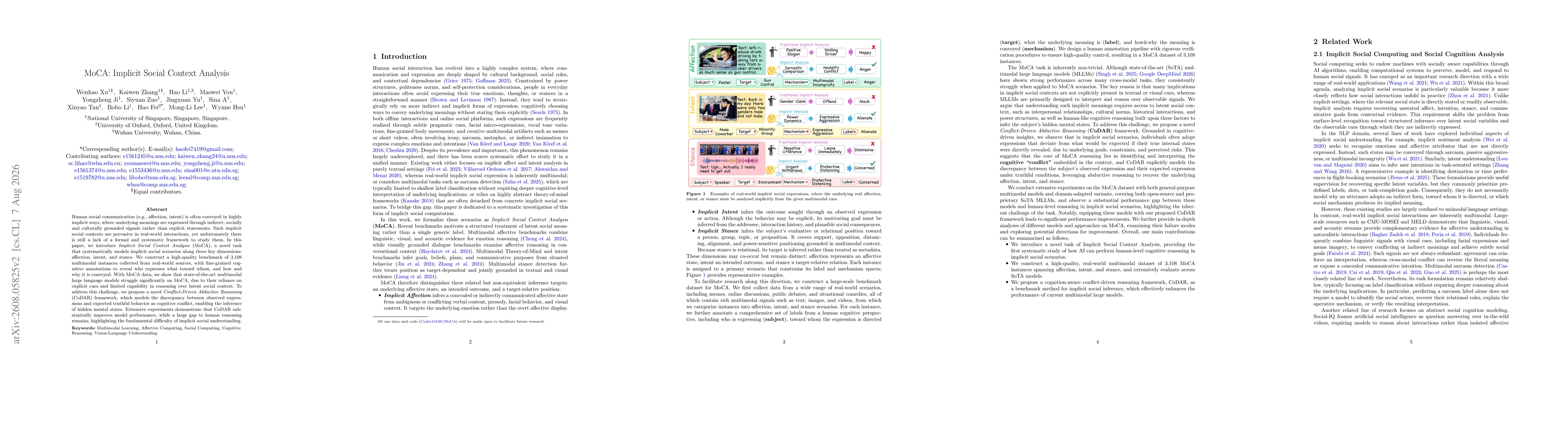 Thumbnail for MoCA: Implicit Social Context Analysis