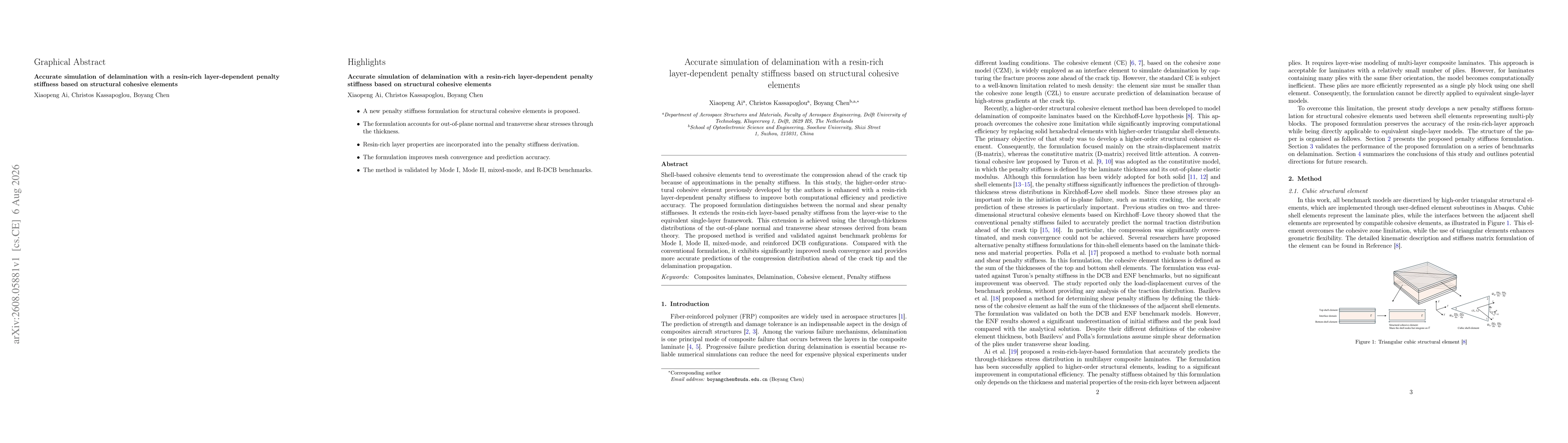 Thumbnail for Accurate simulation of delamination with a resin-rich layer-dependent penalty stiffness based on structural cohesive elements