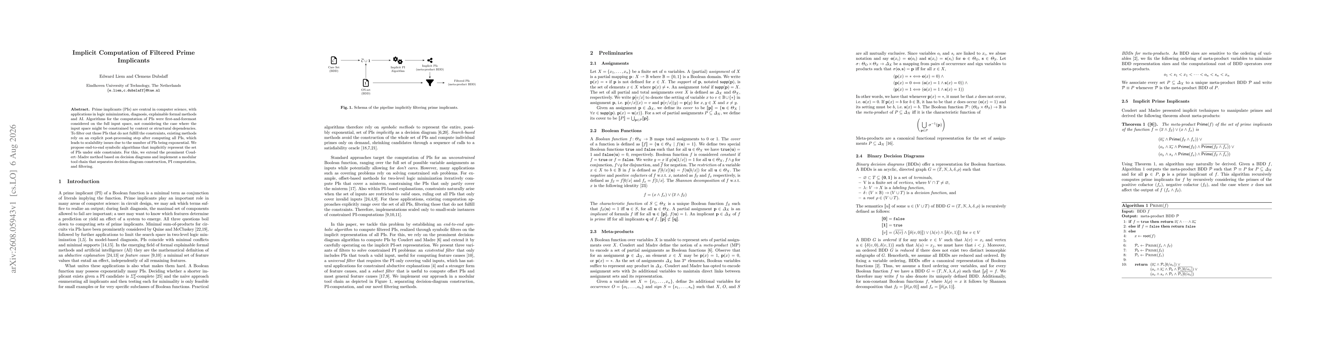 Thumbnail for Implicit Computation of Filtered Prime Implicants