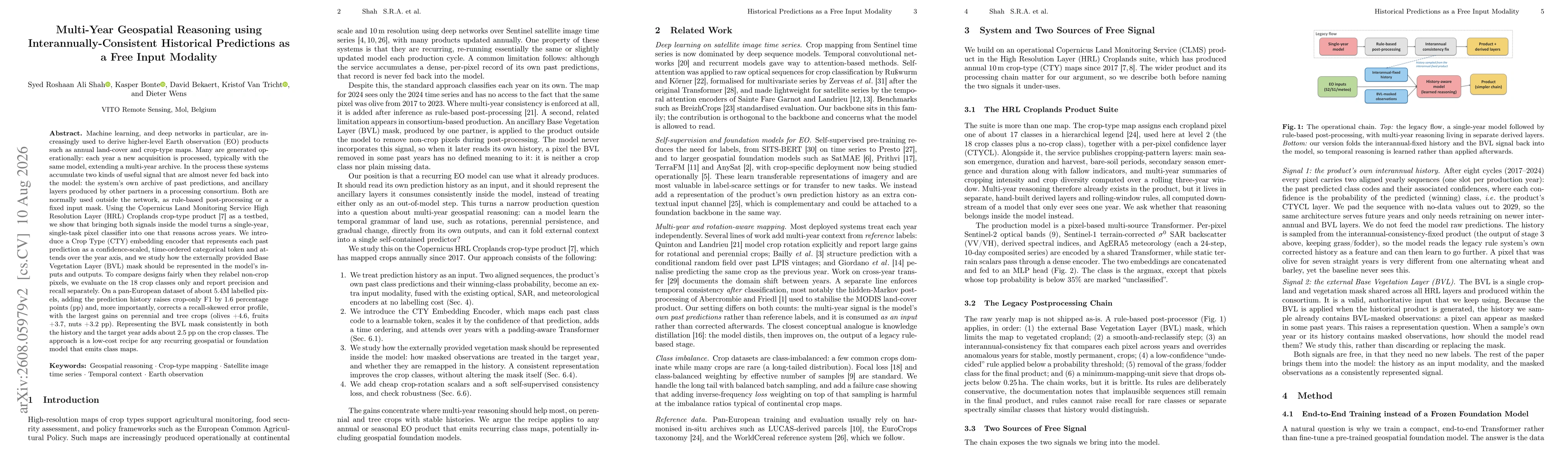 Thumbnail for Multi-Year Geospatial Reasoning using Interannually-Consistent Historical Predictions as a Free Input Modality