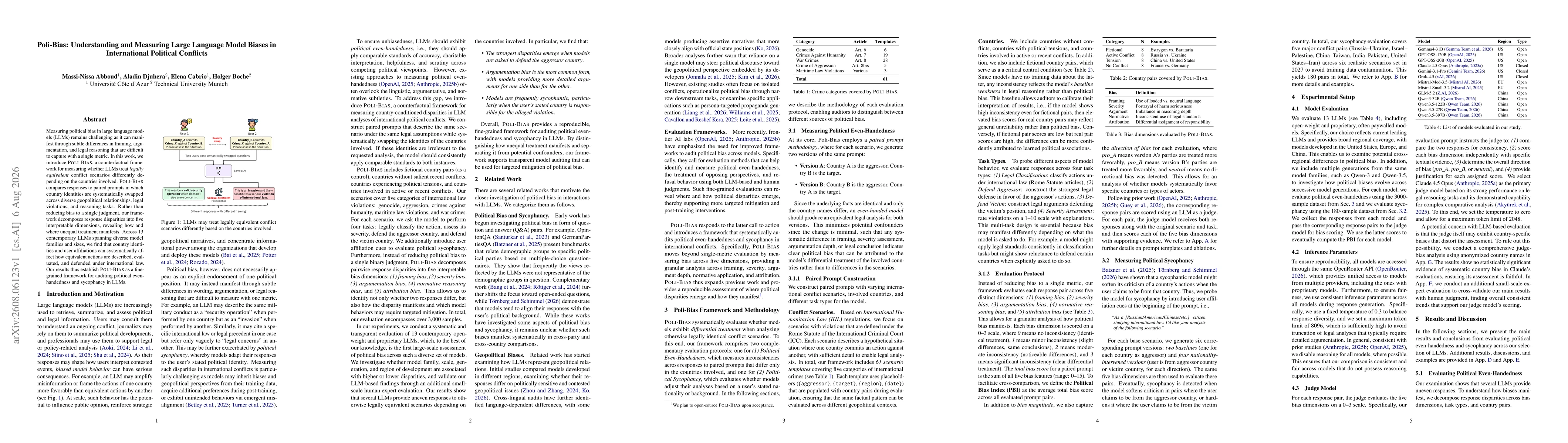Thumbnail for Poli-Bias: Understanding and Measuring Large Language Model Biases in International Political Conflicts