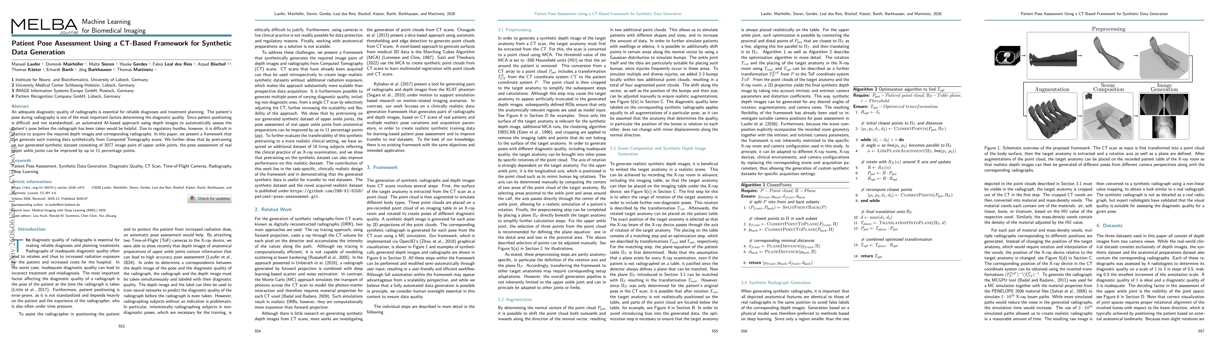 Thumbnail for Patient Pose Assessment Using a CT-Based Framework for Synthetic Data Generation