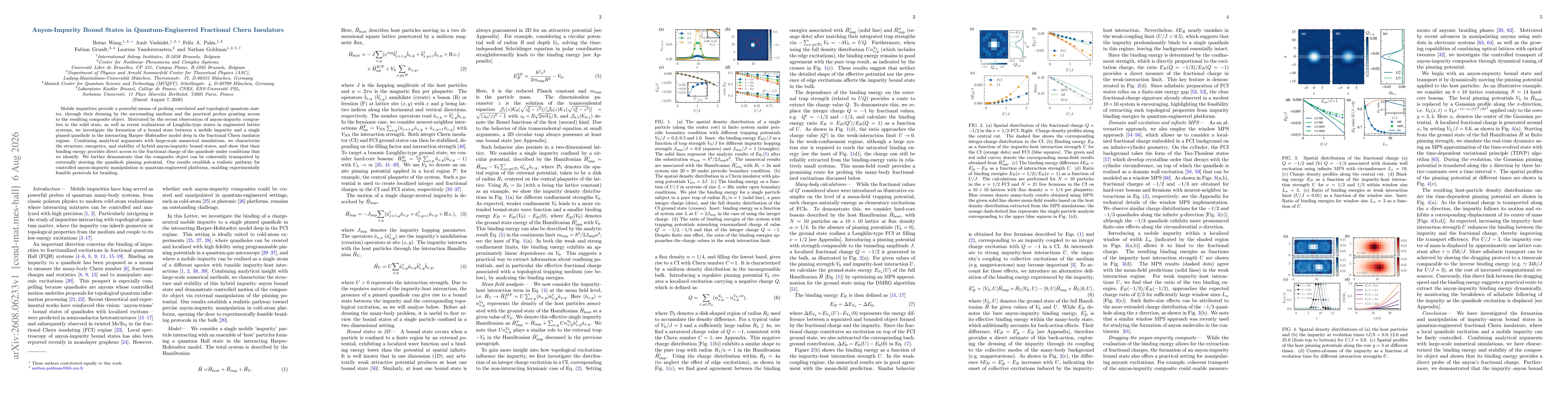 Thumbnail for Anyon-Impurity Bound States in Quantum-Engineered Fractional Chern Insulators
