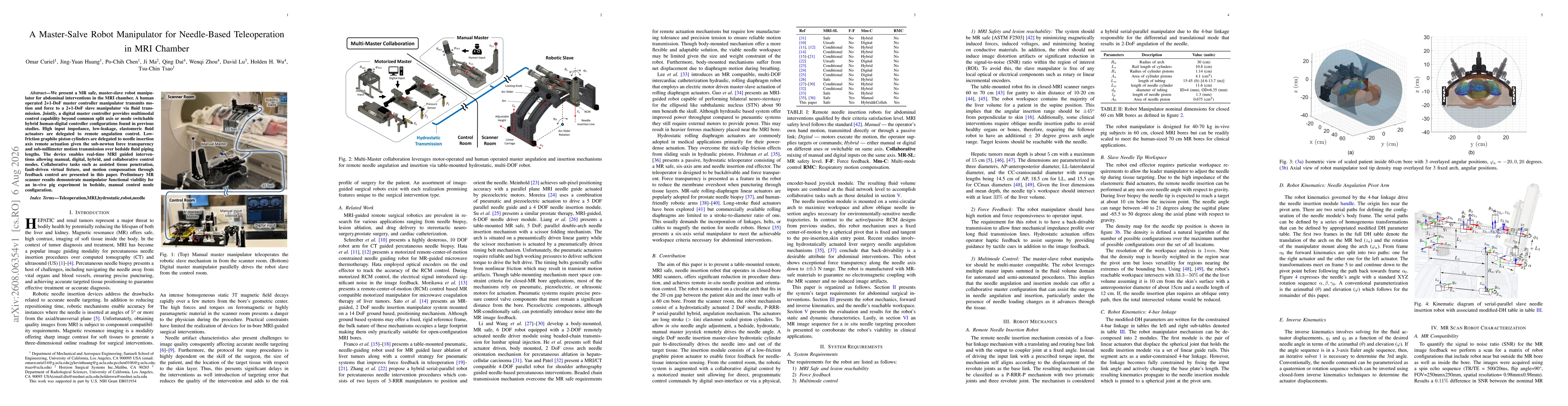 Thumbnail for A Master-Salve Robot Manipulator for Needle-Based Teleoperation in MRI Chamber