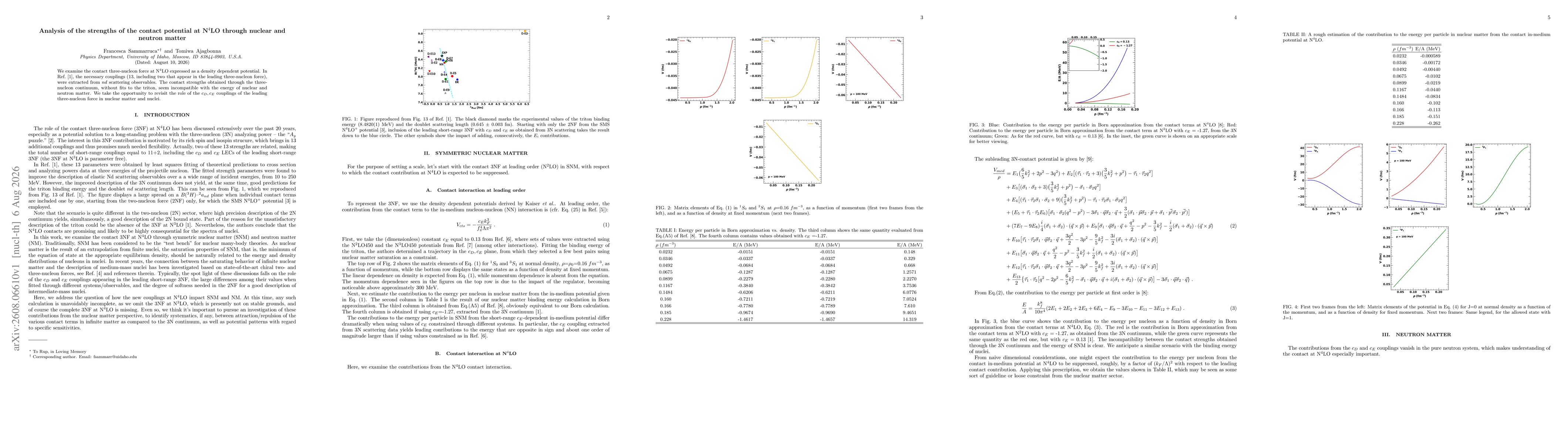 Thumbnail for Analysis of the strengths of the contact potential at N4LO through nuclear and neutron matter
