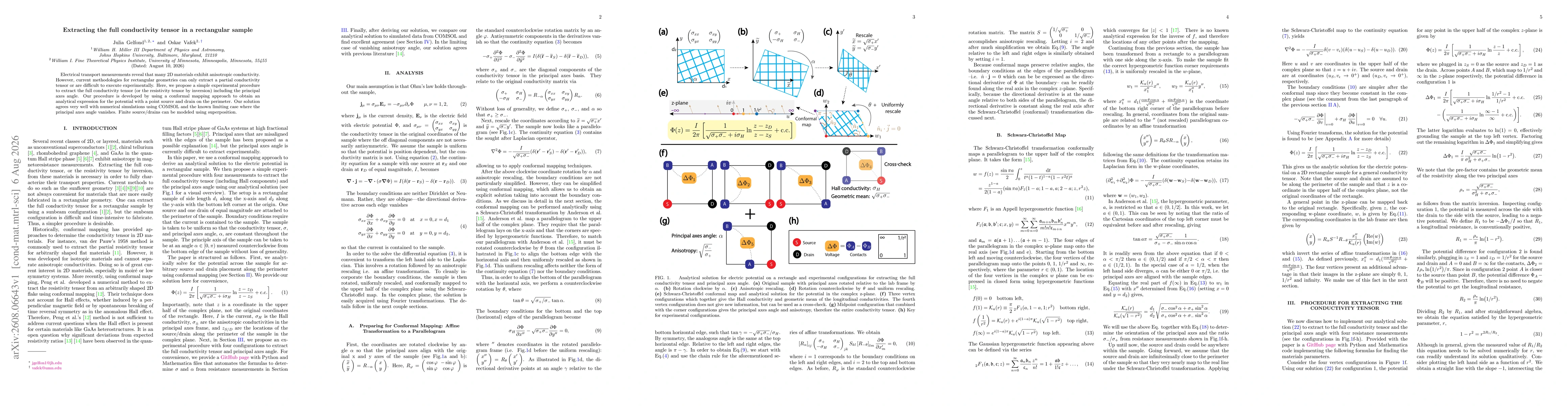 Thumbnail for Extracting the full conductivity tensor in a rectangular sample