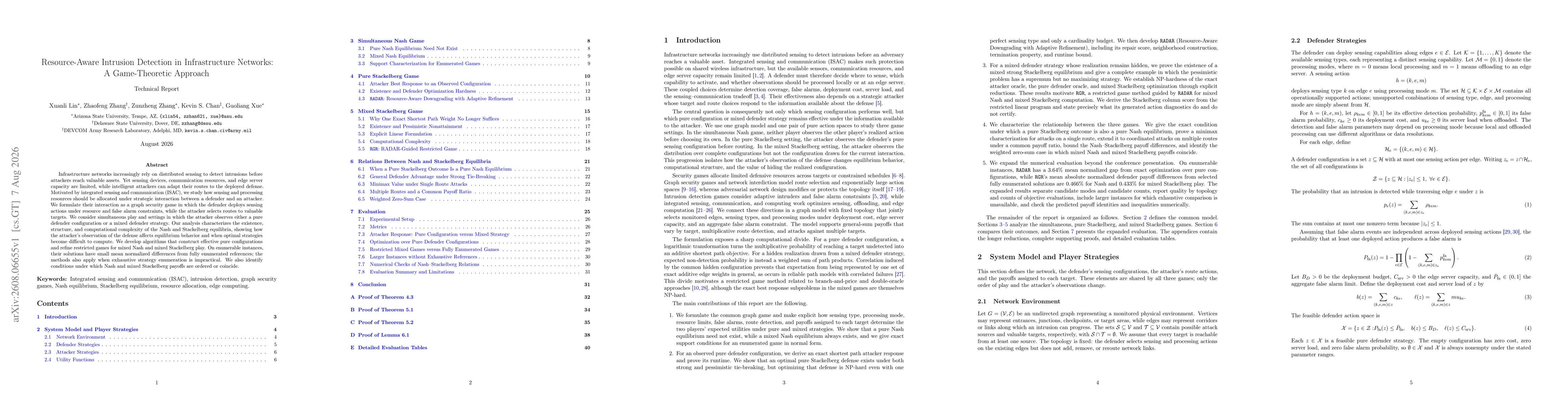 Thumbnail for Resource-Aware Intrusion Detection in Infrastructure Networks: A Game-Theoretic Approach