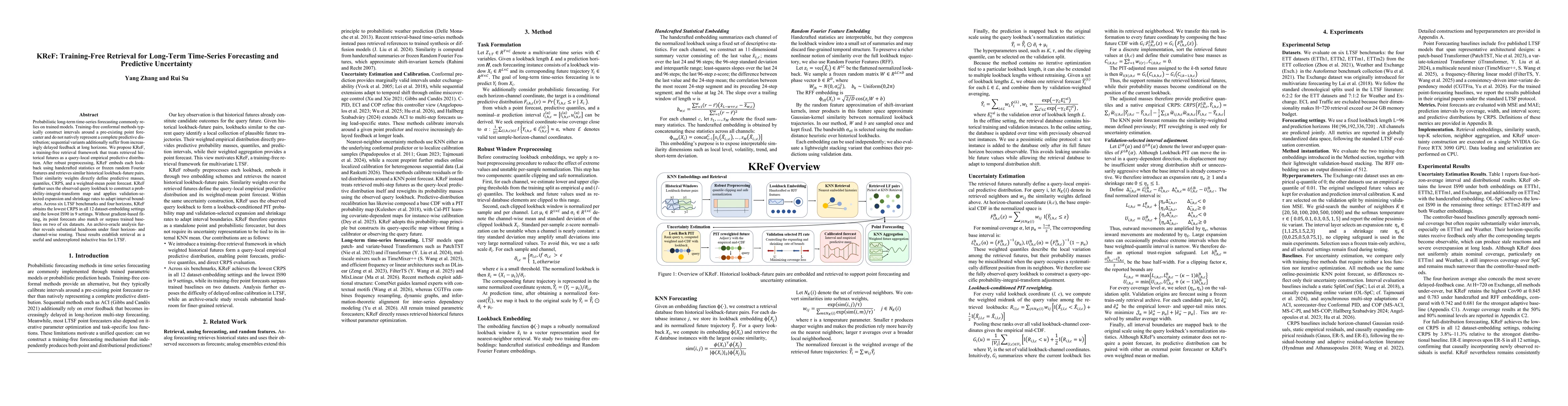 Thumbnail for KReF: Training-Free Retrieval for Long-Term Time-Series Forecasting and Predictive Uncertainty