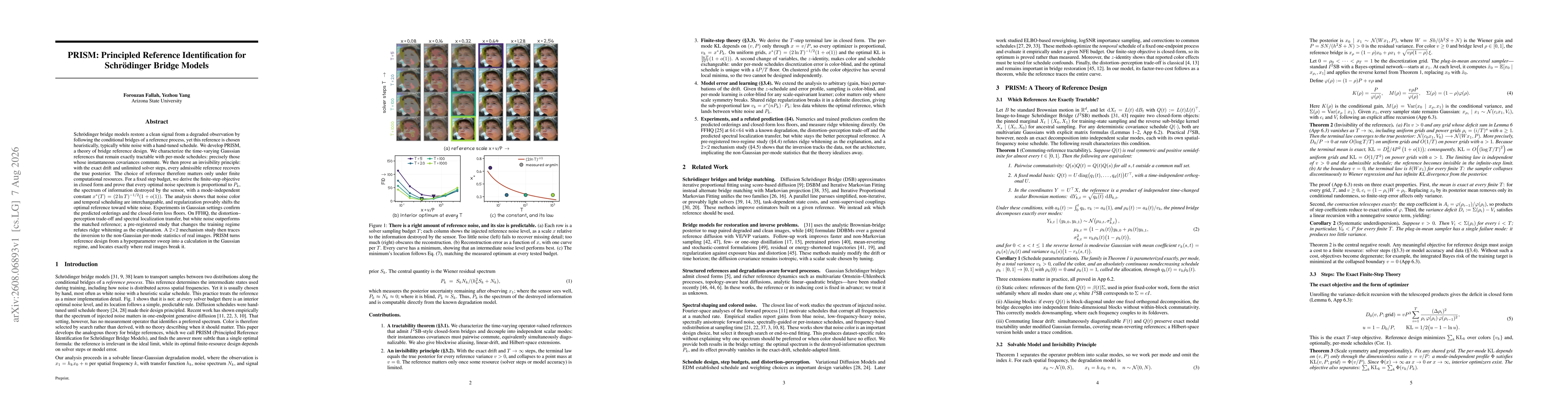 Thumbnail for PRISM: Principled Reference Identification for Schrodinger Bridge Model