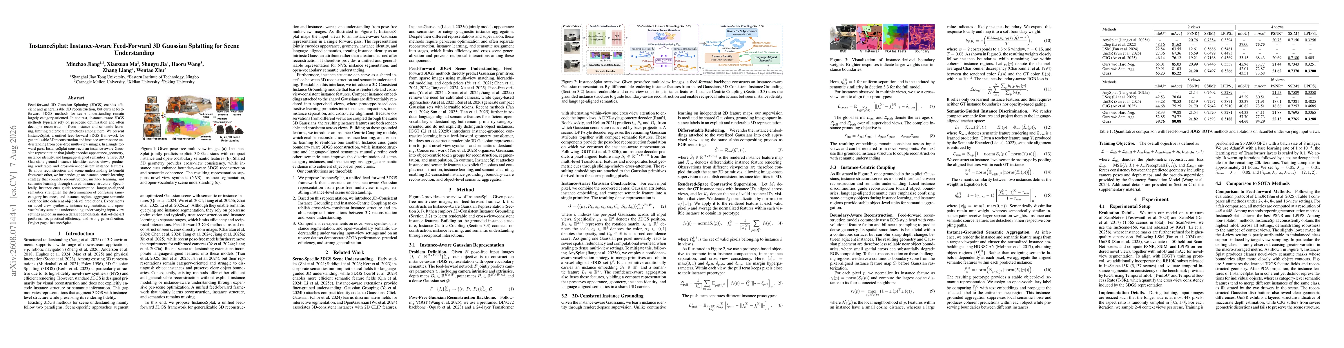 Thumbnail for InstanceSplat: Instance-Aware Feed-Forward 3D Gaussian Splatting for Scene Understanding