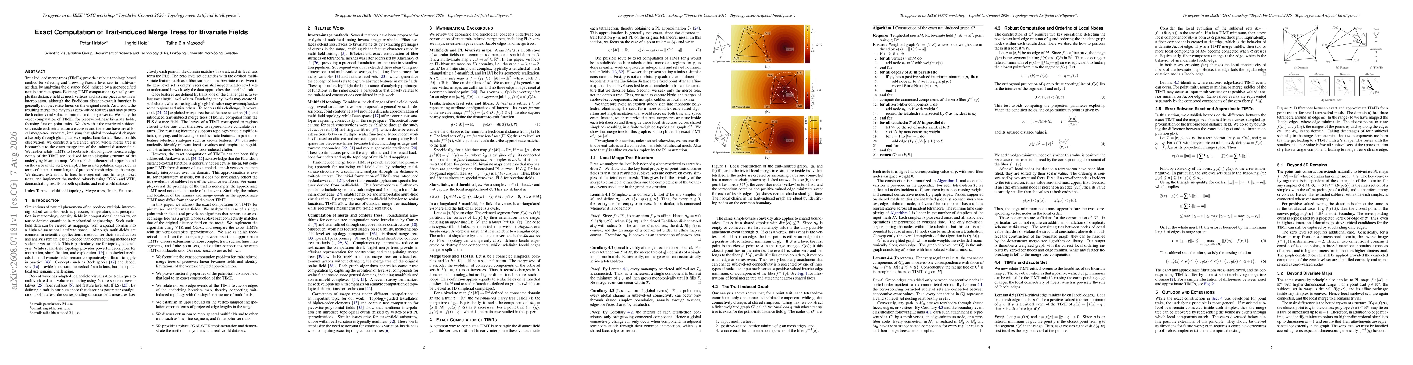 Thumbnail for Exact Computation of Trait-induced Merge Trees for Bivariate Fields