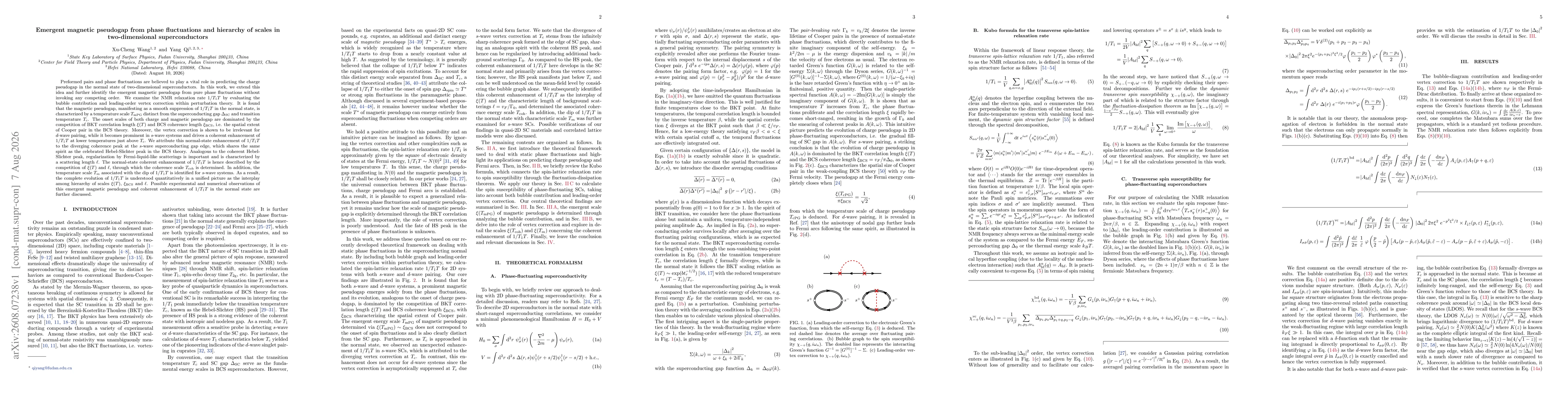Thumbnail for Emergent magnetic pseudogap from phase fluctuations and hierarchy of scales in two-dimensional superconductors